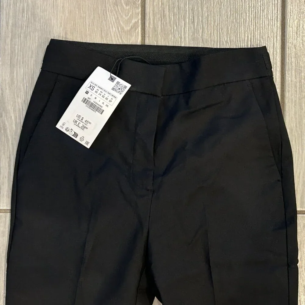 Women's Zara Black skinny fit trousers - Picture 1 of 5